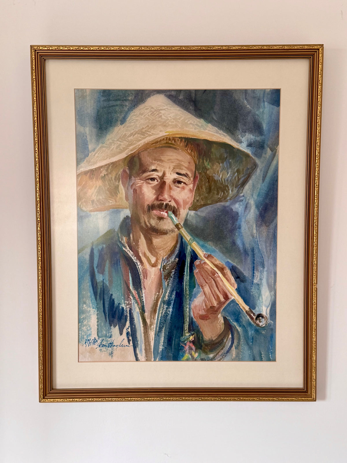 Shanghai Pipe Smoker, Shen Shaolun (1984)
