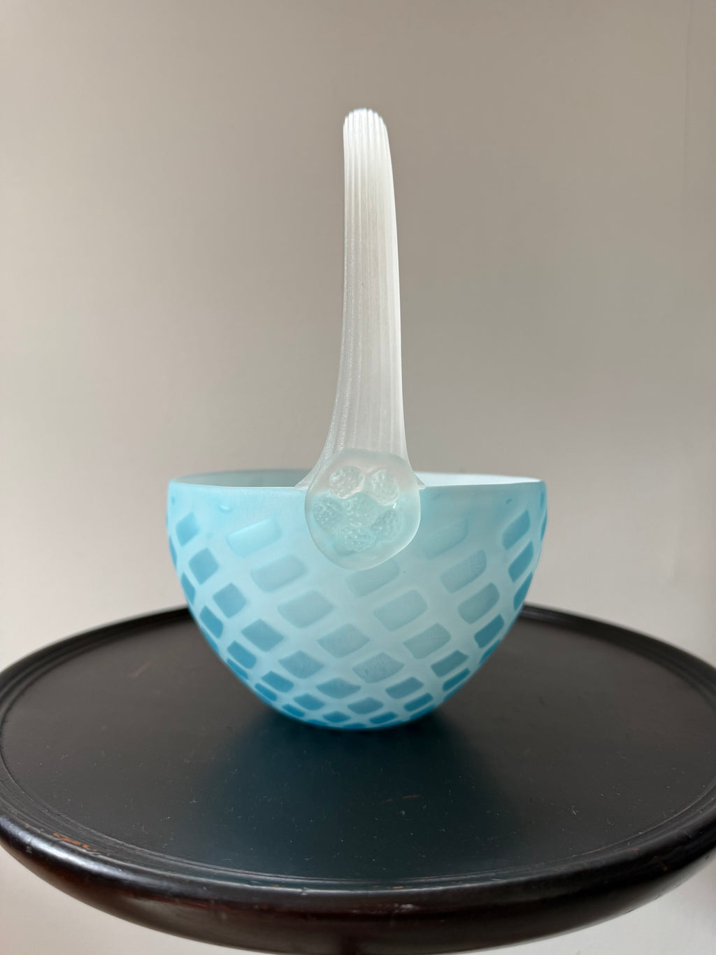 Satin Glass Basket (c.1890-1910)