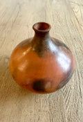 Fired Raku Studio Pottery Vase