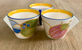 Wedgwood: Bizarre Cups by Clarice Cliff, Pastel Melon Pattern (c.2001)