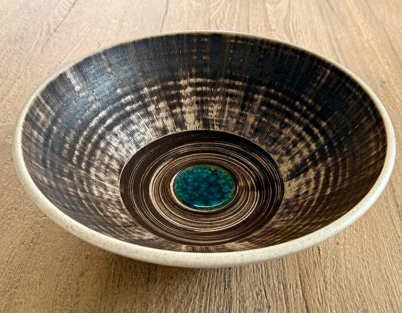 Purbeck Pottery: Studio Pottery Bowl, by Eddie Goodall (Mid-Century)