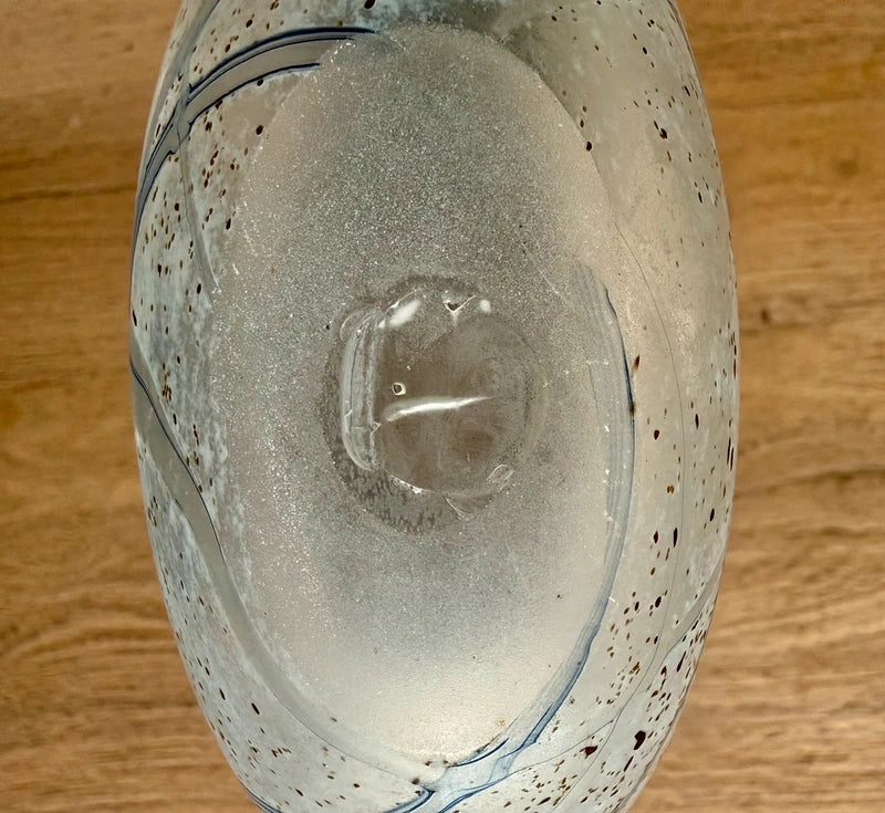 Peter Layton Glass Bottle Vase (London Glassblowing)