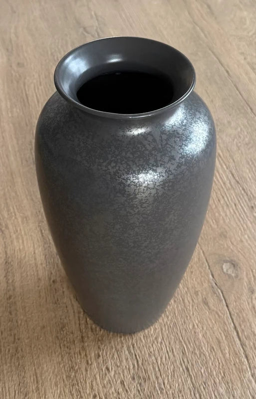 Poole Pottery: Silver/Grey Calypso Vase (1984)