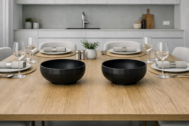 Wedgwood: Black Basalt Decorative Bowls, by Keith Murray (1933-1941)