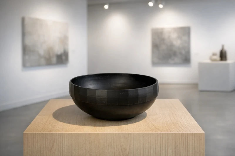 Wedgwood: Black Basalt Decorative Bowls, by Keith Murray (1933-1941)
