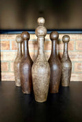 Victorian Oak Wood Skittles