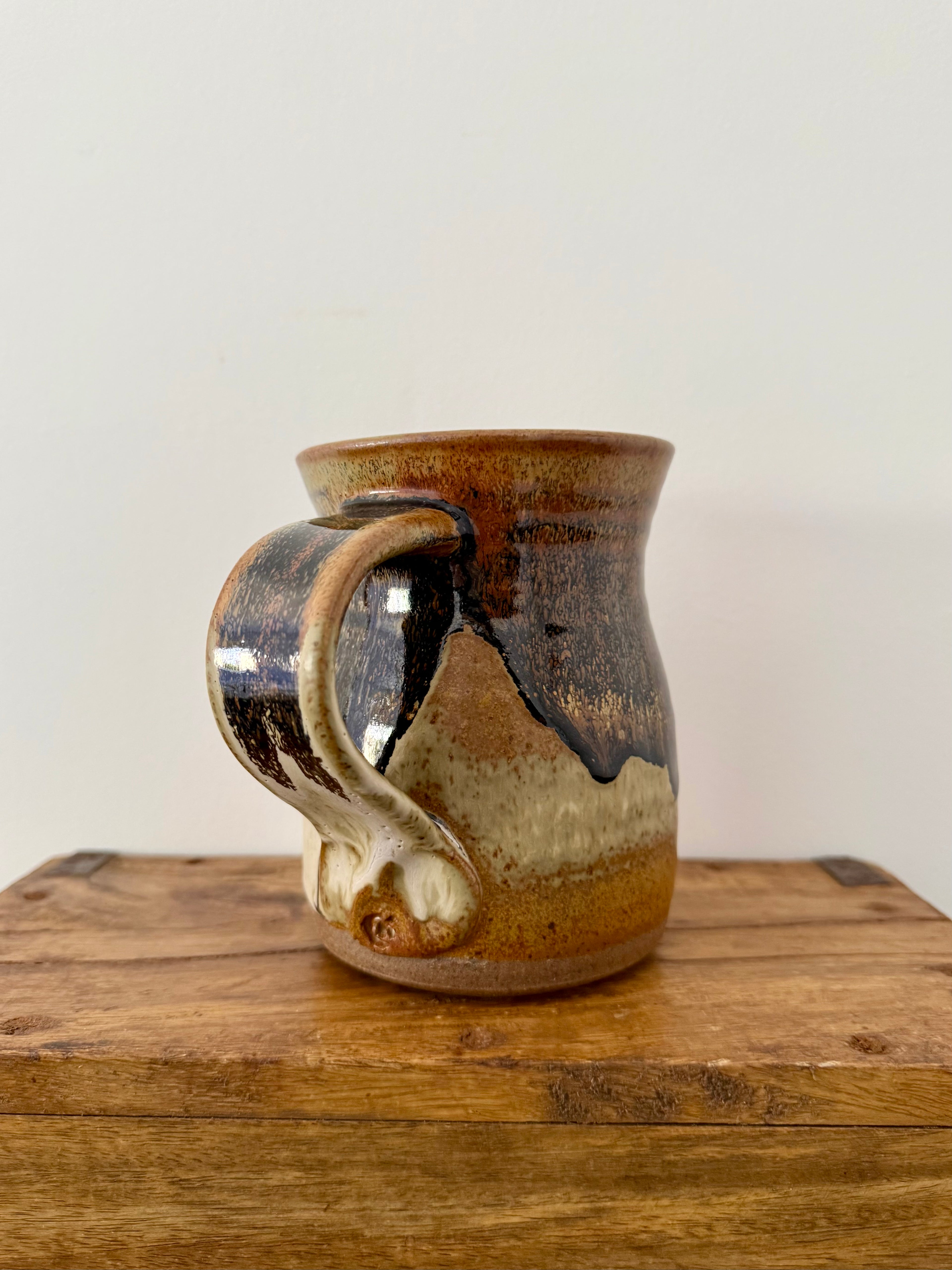 Studio Pottery Drip-Glazed Jug