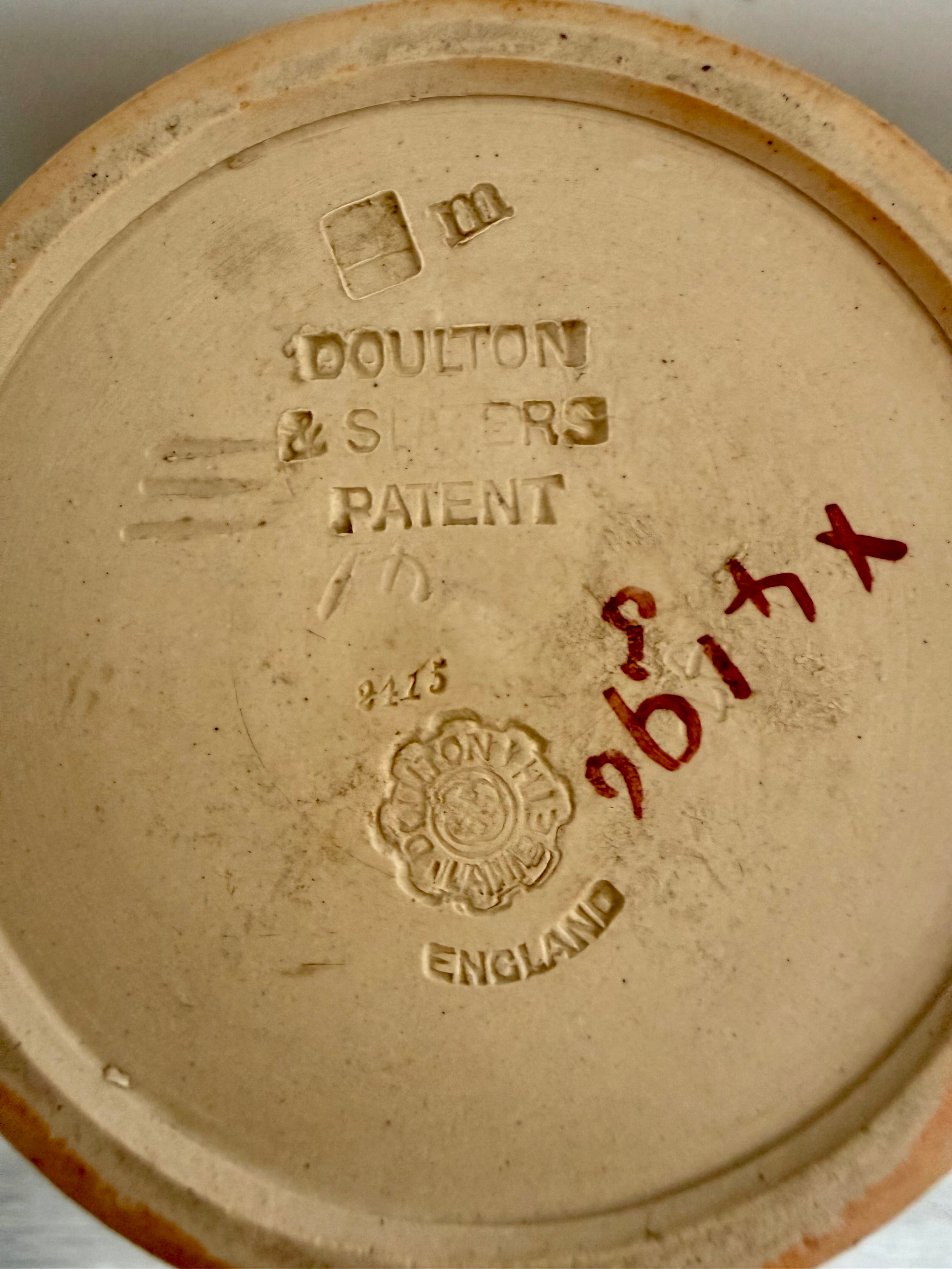 Doulton Lambeth: Lidded Stoneware Jar (c.1891–1910)