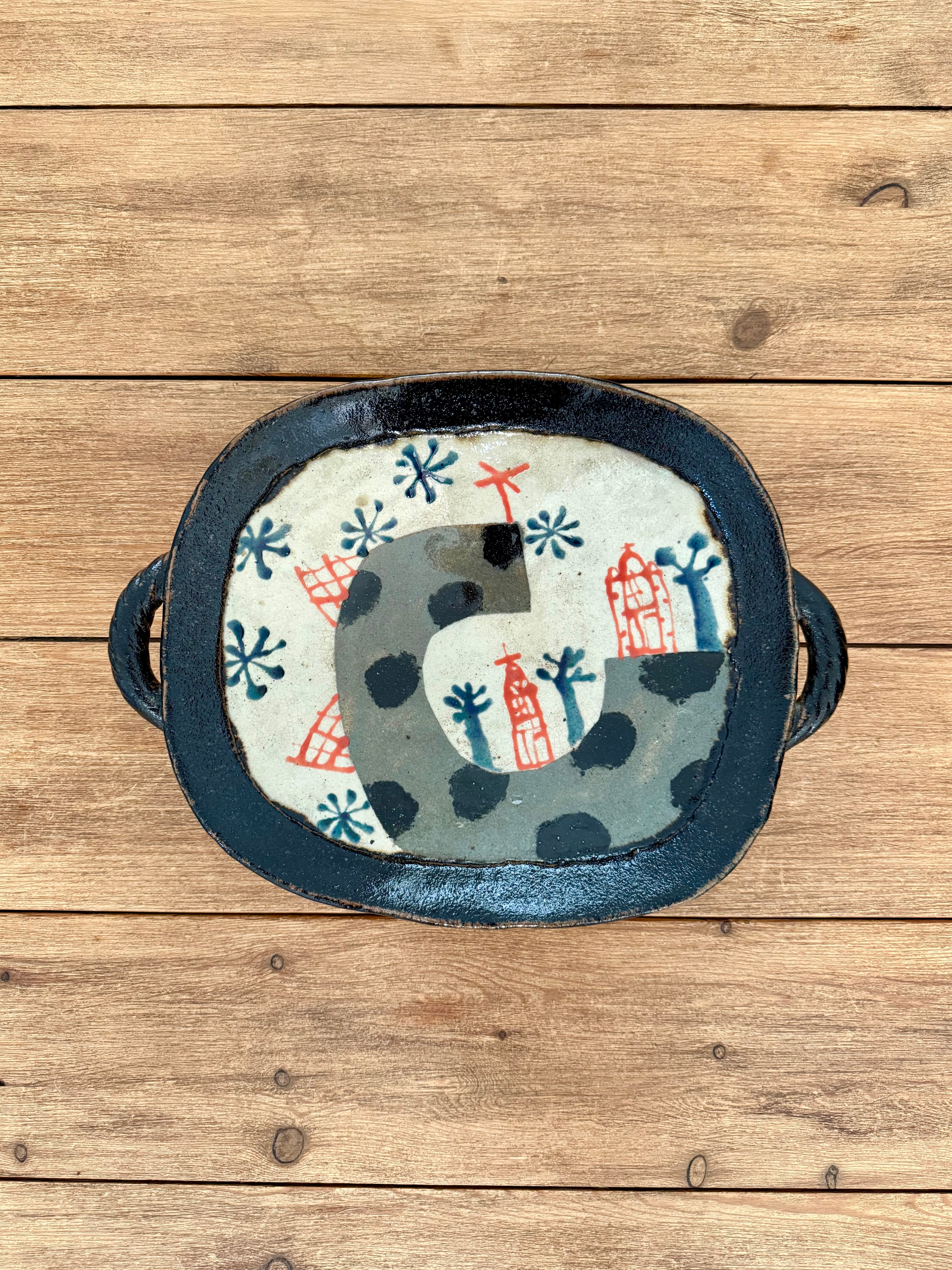 John Maltby (1936-2020): Abstract Studio Pottery Stoneware Bowl