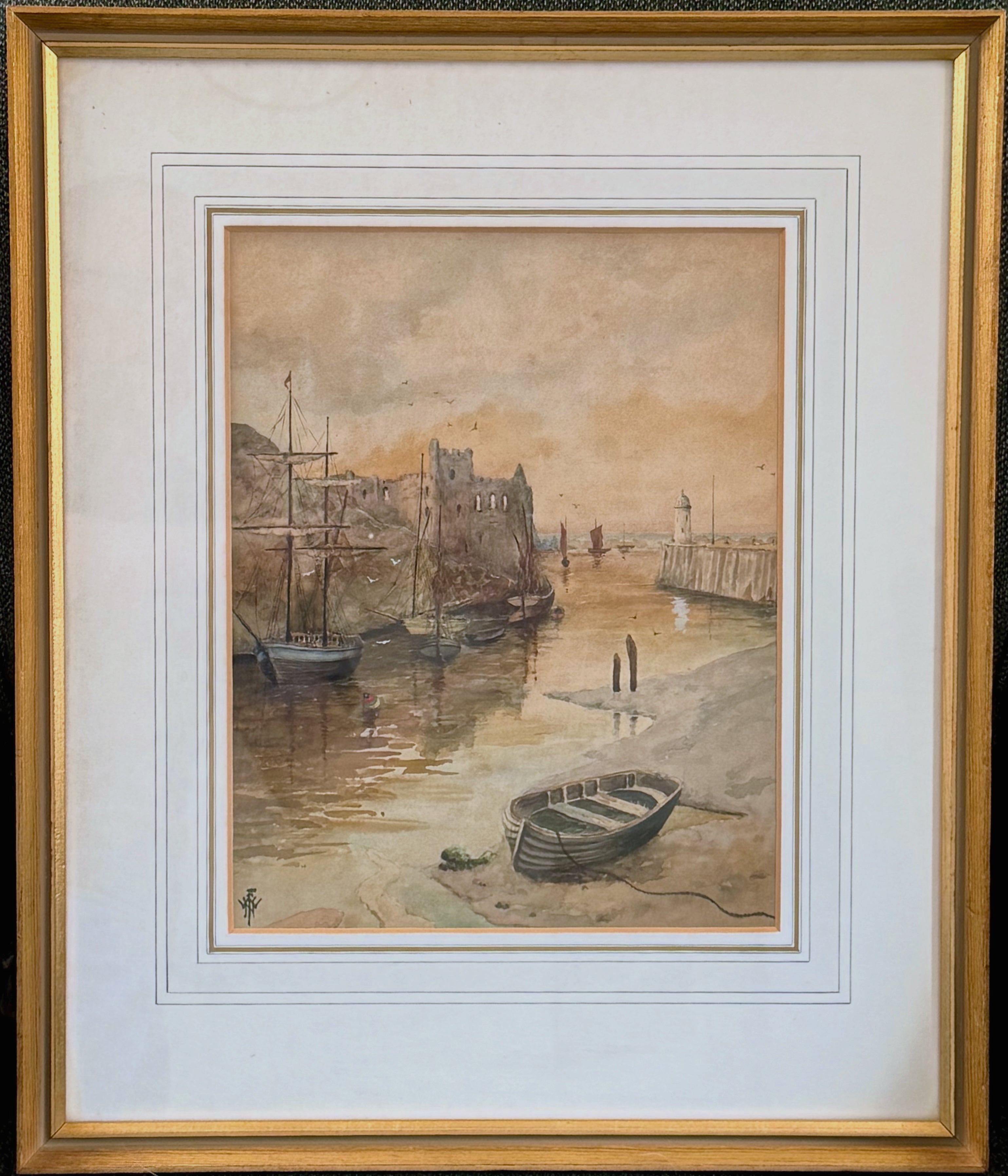 Harbour Scene, British School (19th Century)