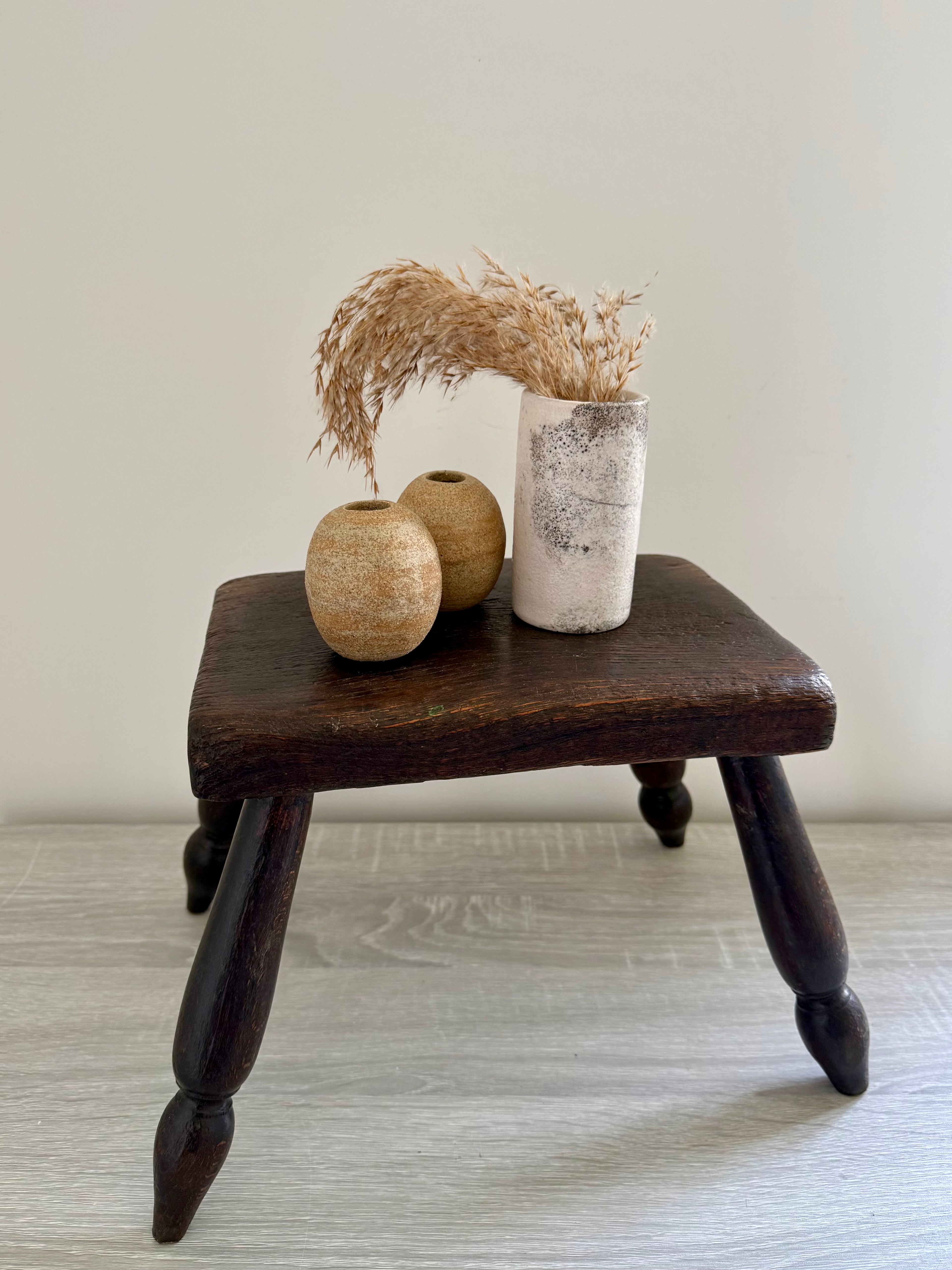 English Fireside Stool (c.1800–1825)
