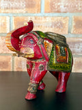 Painted Wooden Elephant