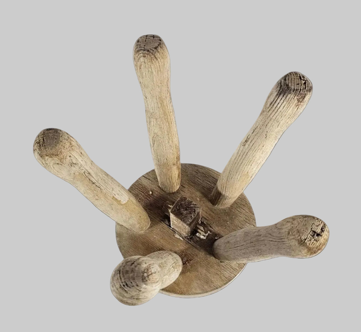 Oak, Five Legged Milking Stool
