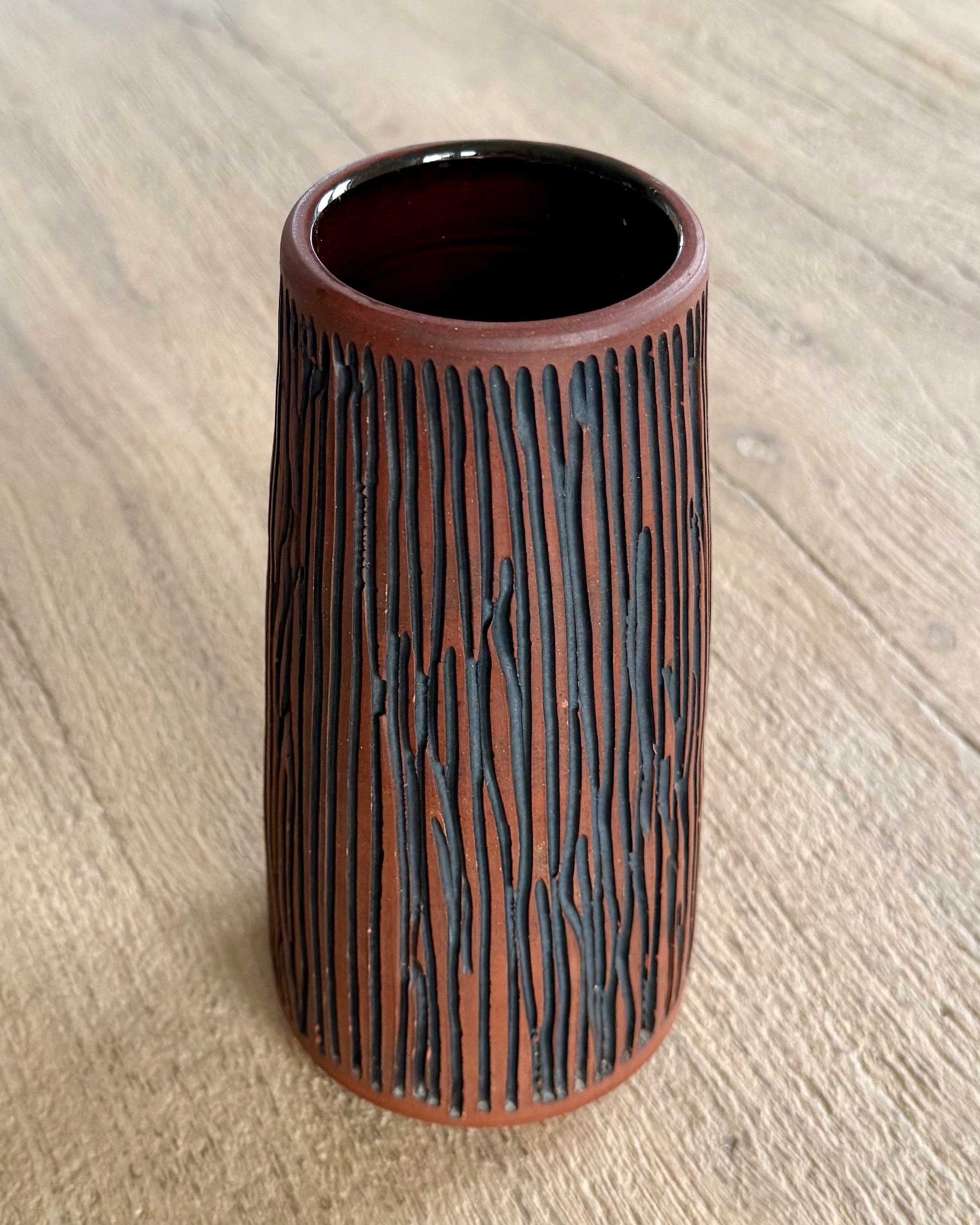 Atlantis Textured Vase by Guy Sydenham for Poole Pottery