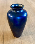 Zsolnay Pecs Art Deco Eosin Vase in Royal Blue (c.1926)