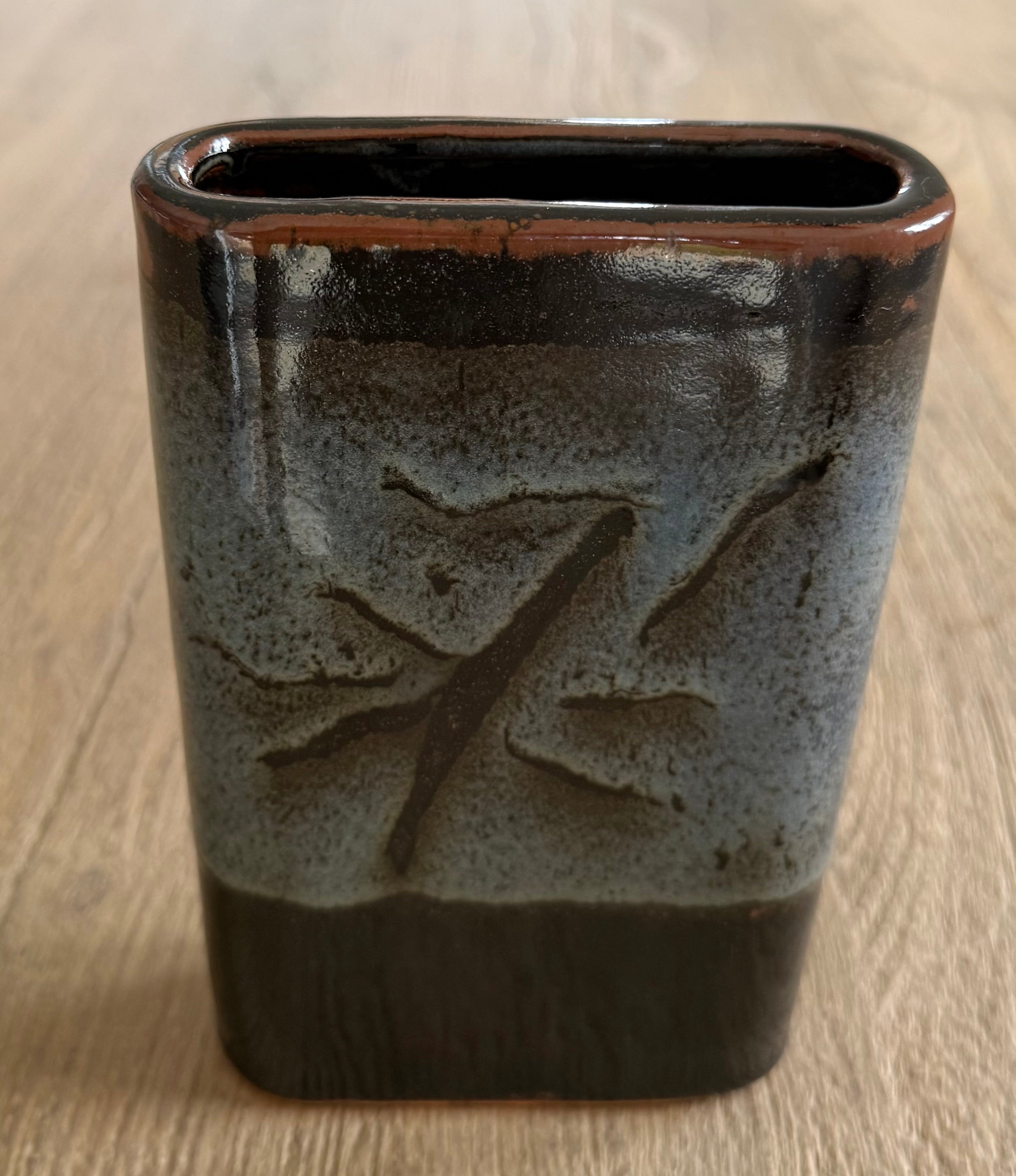 Stoneware Slab Vase (c.1970)