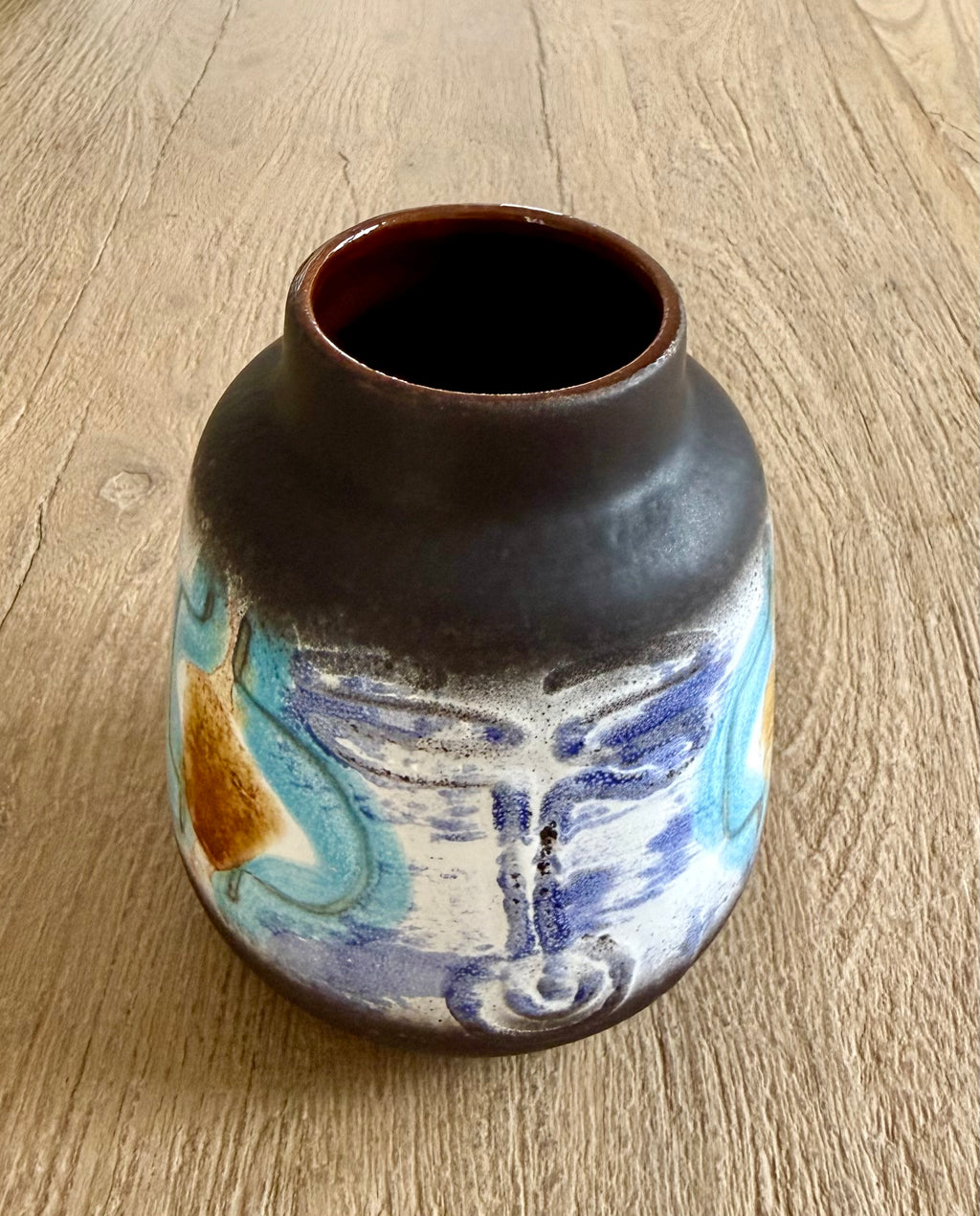 Carstens Tönnieshof Squat Vase, West German (Mid-Century)