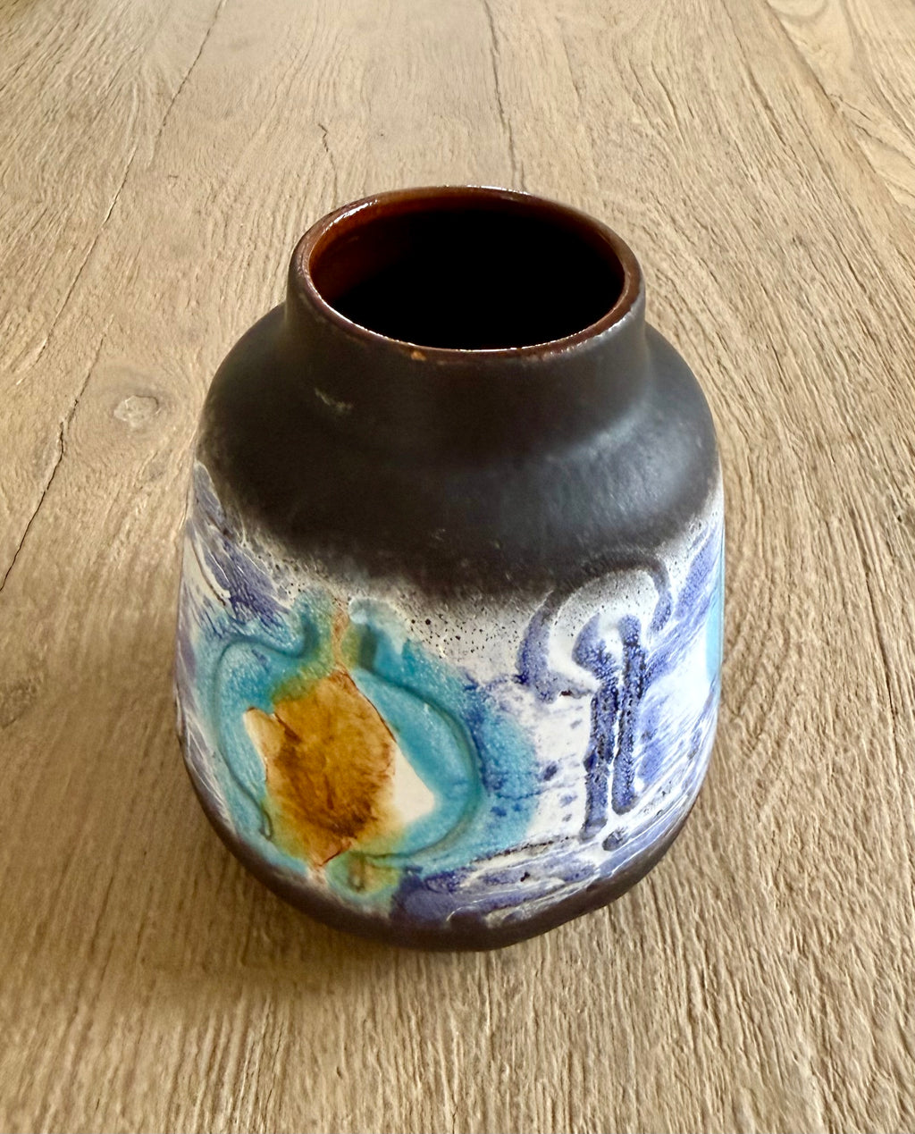 Carstens Tönnieshof Squat Vase, West German (Mid-Century)