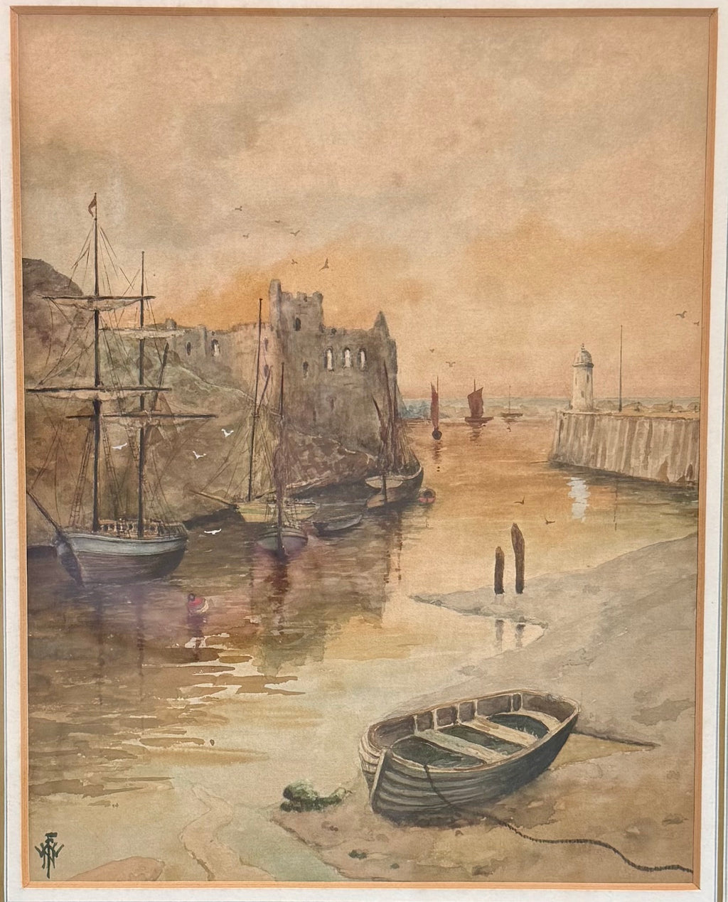 Harbour Scene, British School (19th Century)