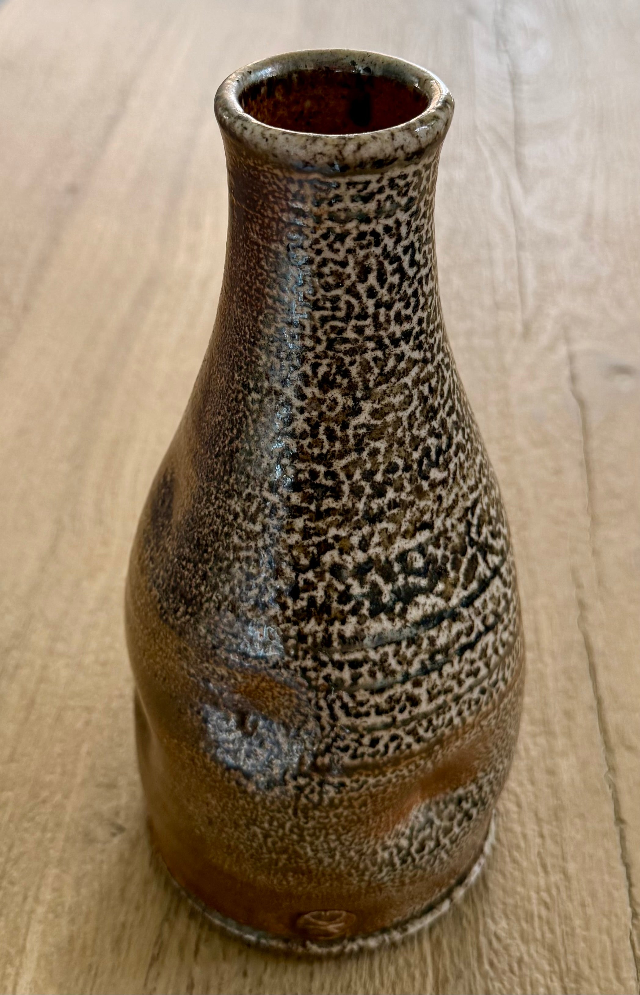 Studio Pottery Bottle Vase by Claire Knight (Contemporary)