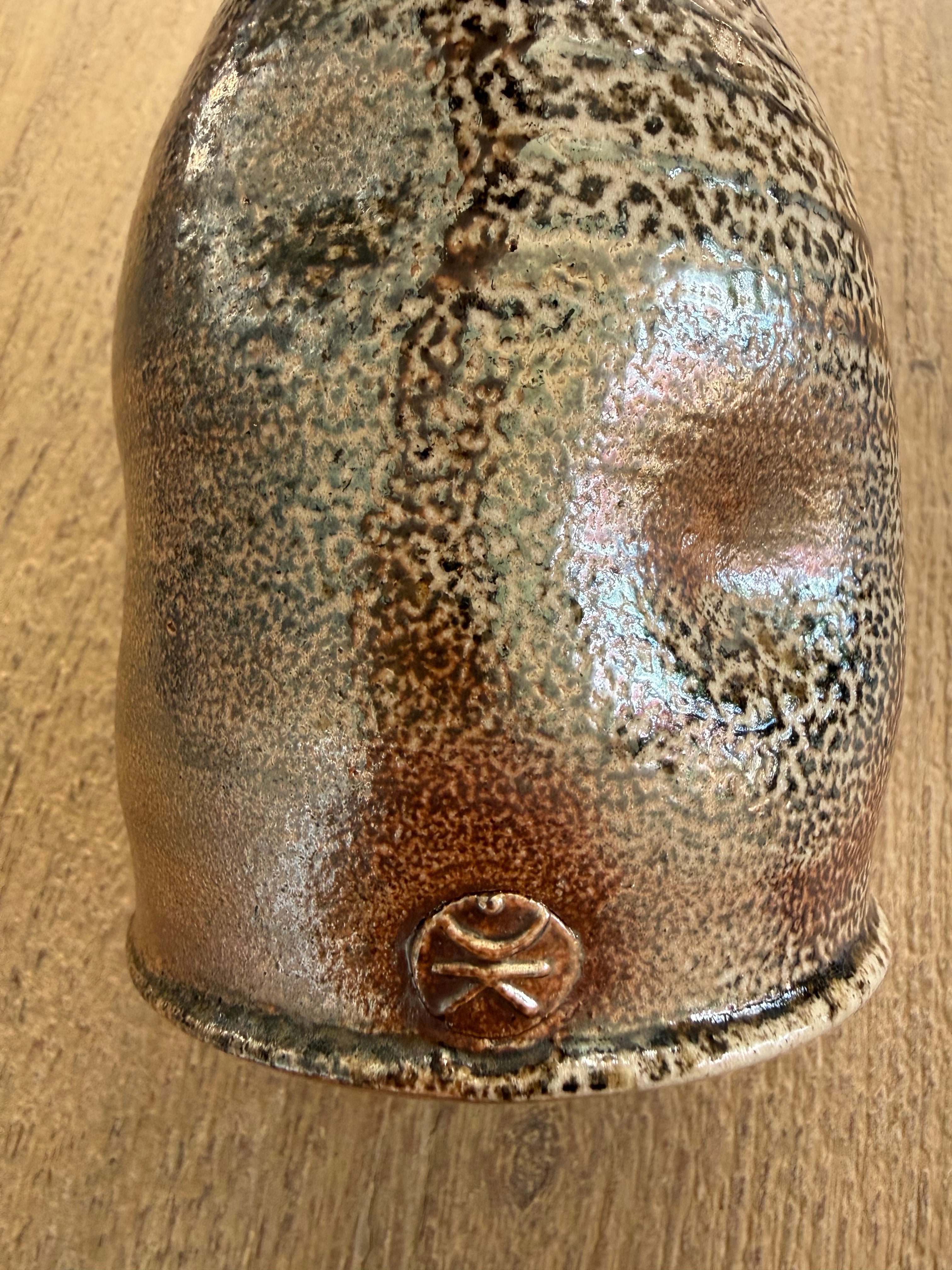 Studio Pottery Bottle Vase by Claire Knight (Contemporary)