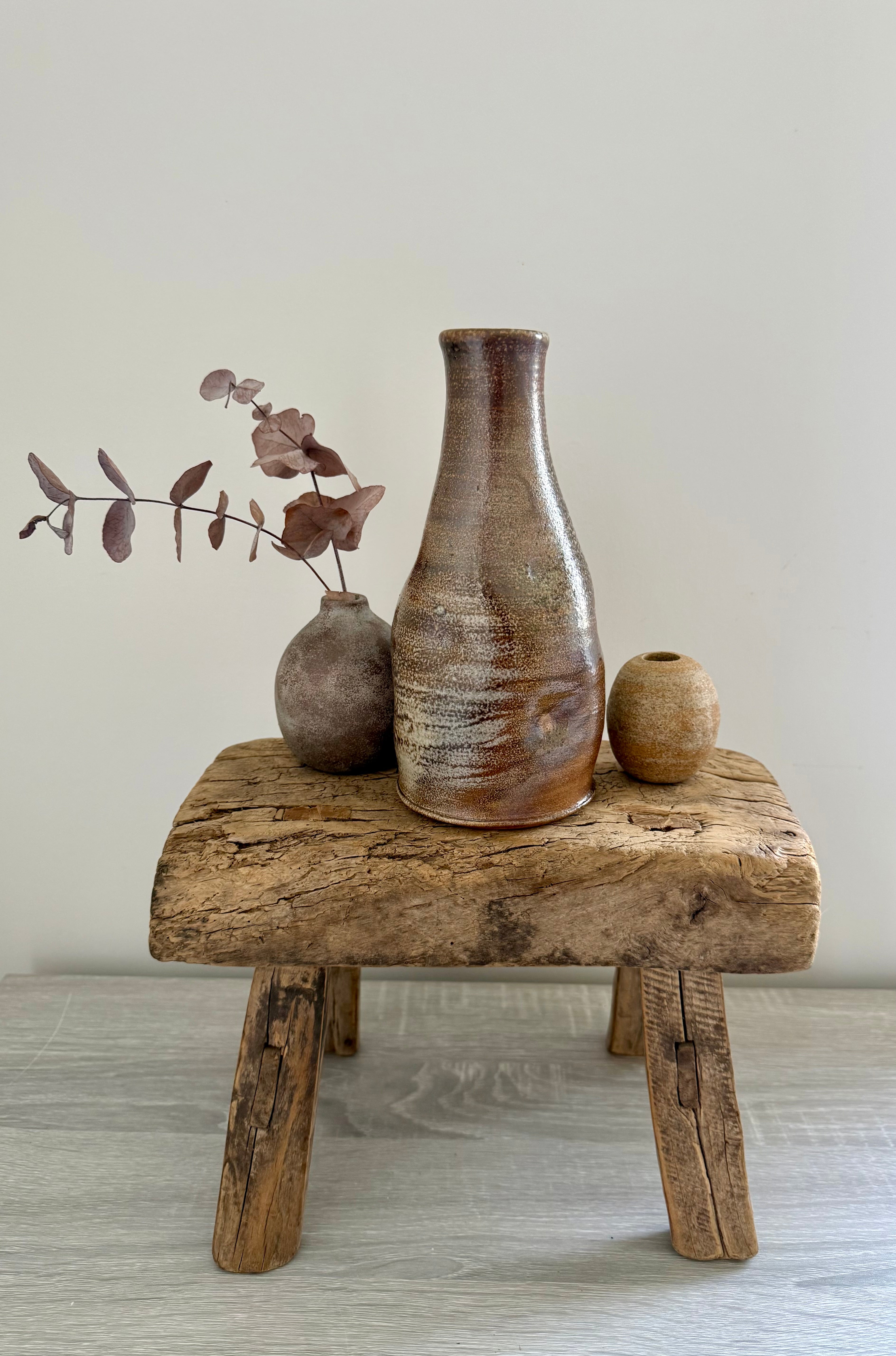 Studio Pottery Bottle Vase by Claire Knight (Contemporary)
