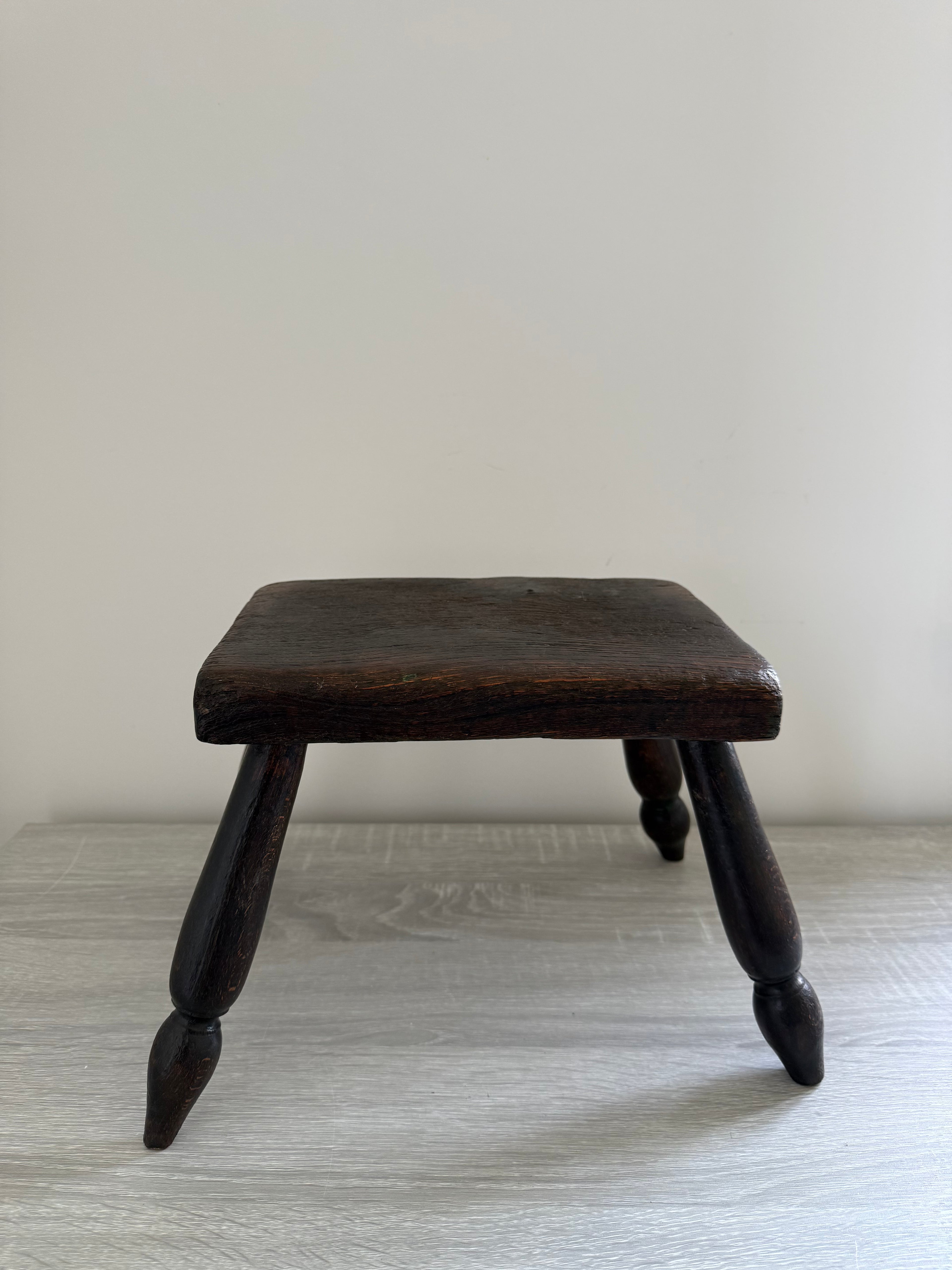 English Fireside Stool (c.1800–1825)