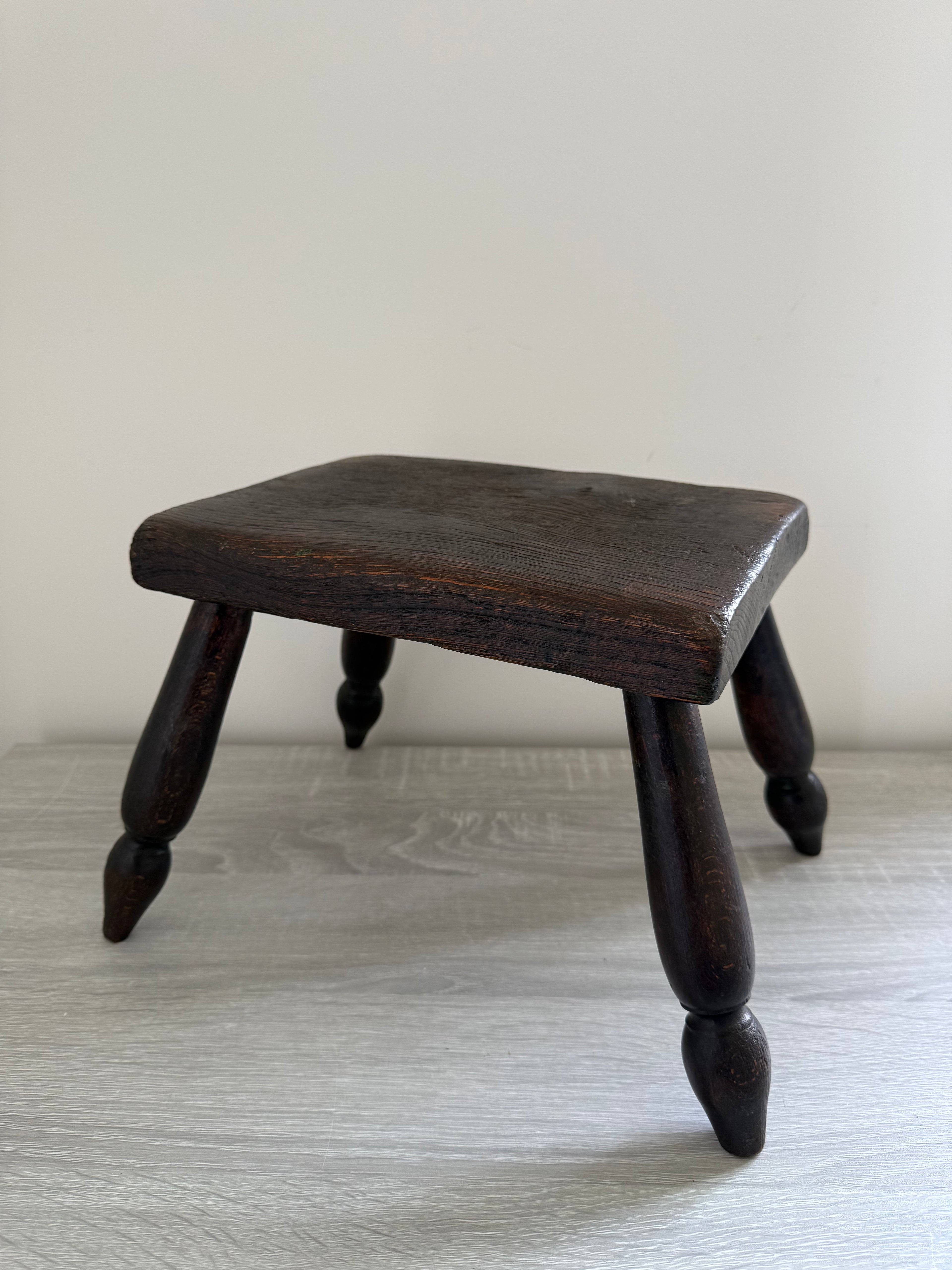 English Fireside Stool (c.1800–1825)