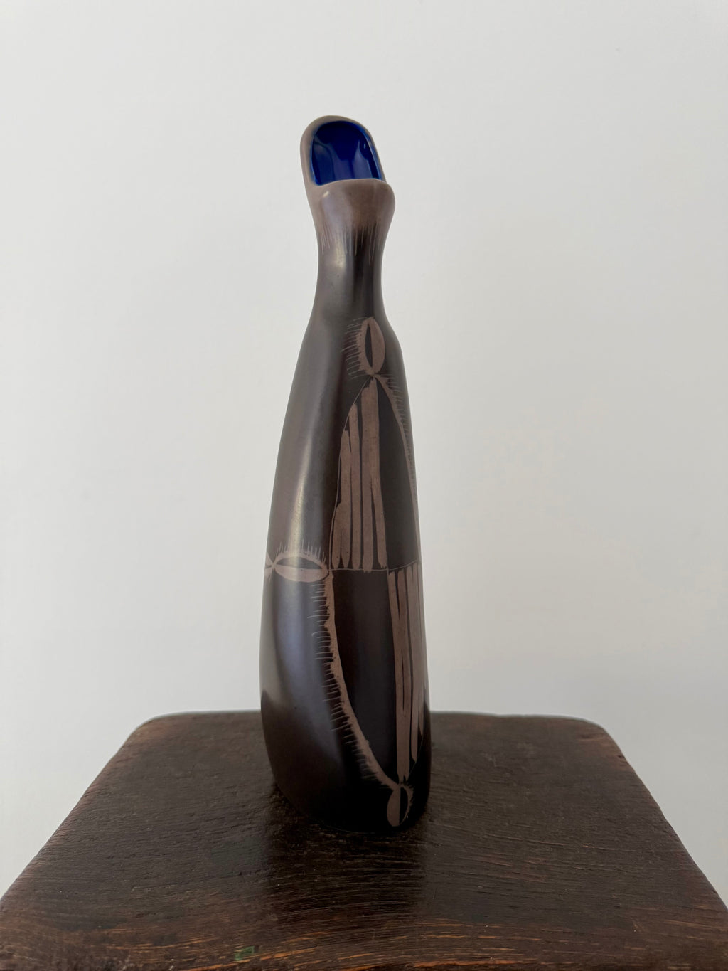Beswick Pottery: Sculptural Modernist Vase by Colin Melbourne (Mid-Century)