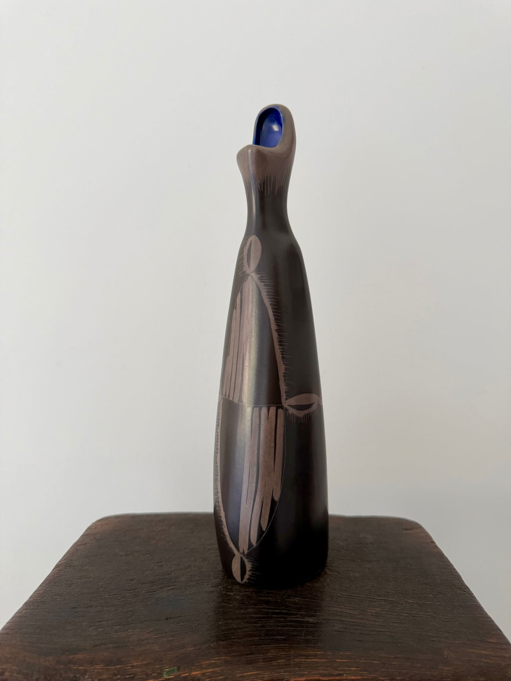 Beswick Pottery: Sculptural Modernist Vase by Colin Melbourne (Mid-Century)
