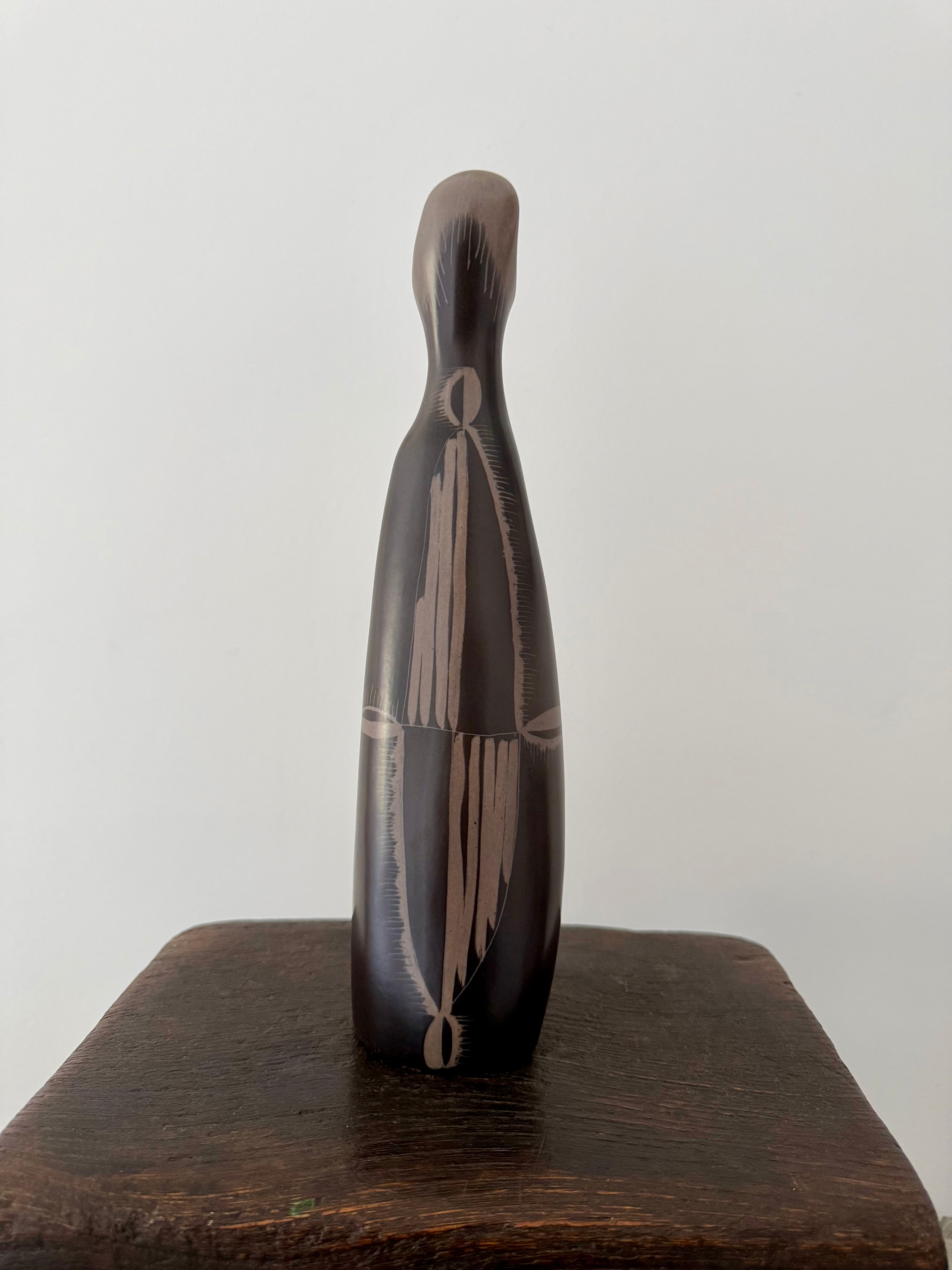 Beswick Pottery: Sculptural Modernist Vase by Colin Melbourne (Mid-Century)