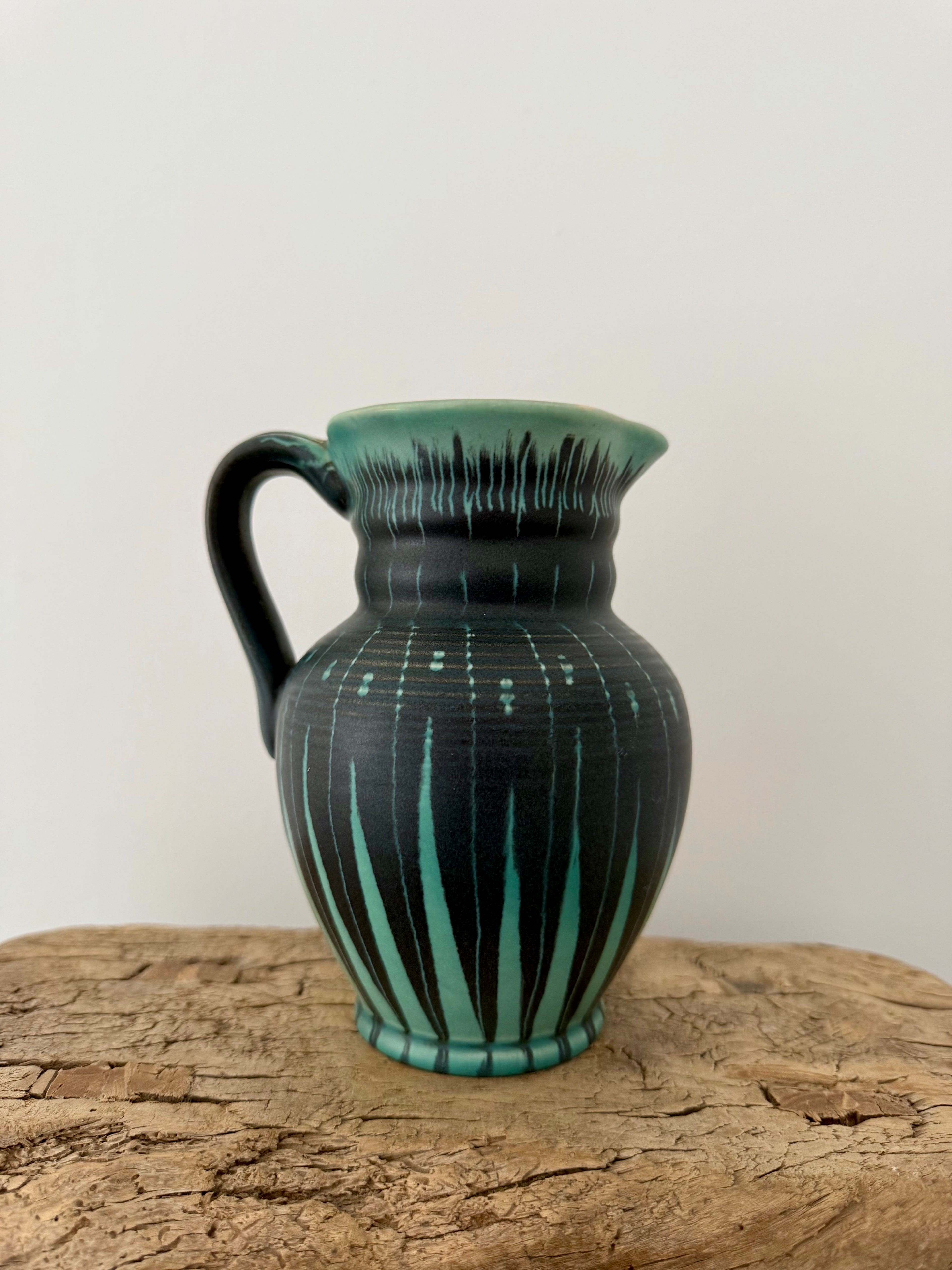 Beswick Pottery: Art Deco Style Jug, by Colin Melbourne (c.1960s)