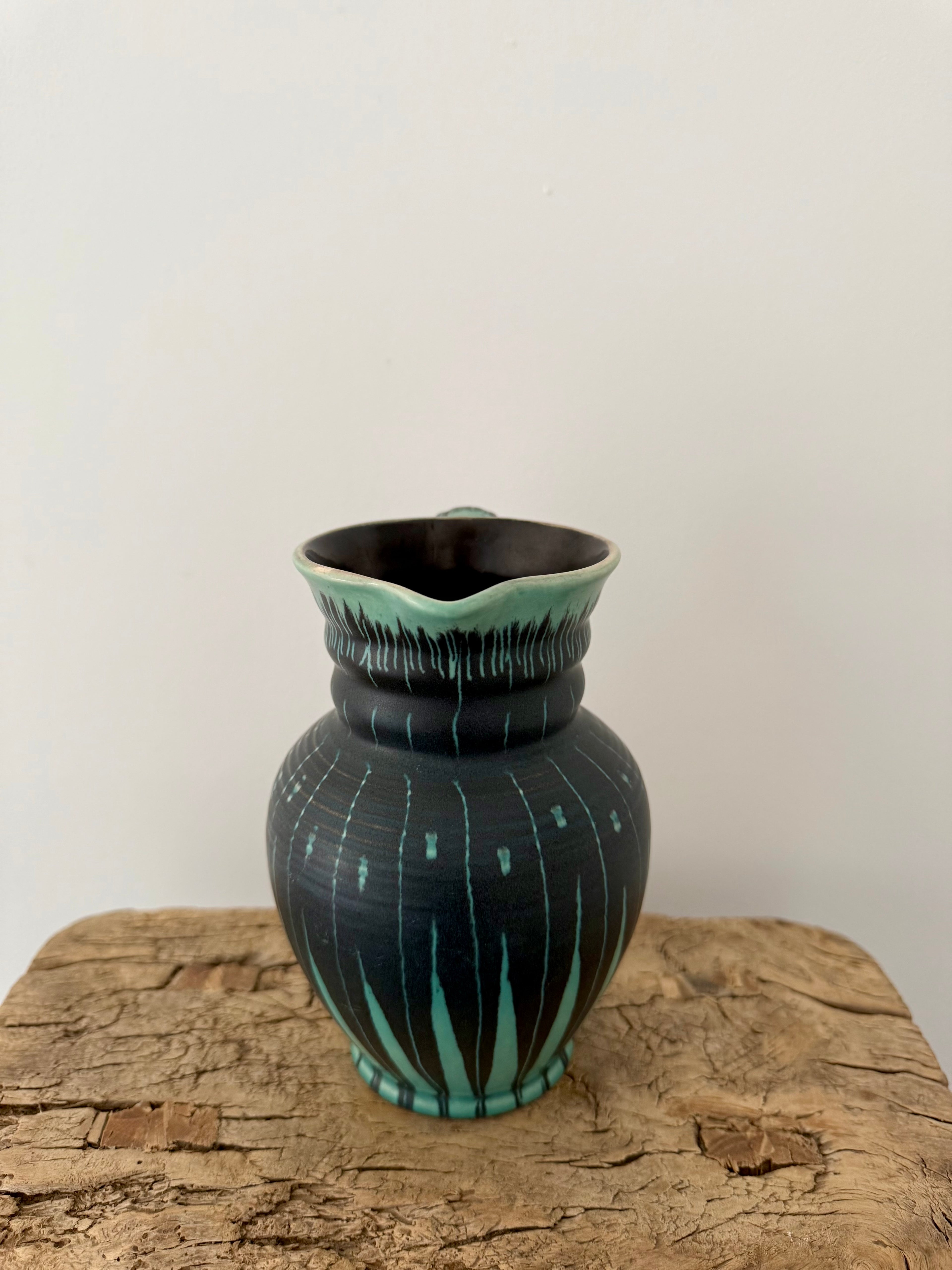 Beswick Pottery: Art Deco Style Jug, by Colin Melbourne (c.1960s)