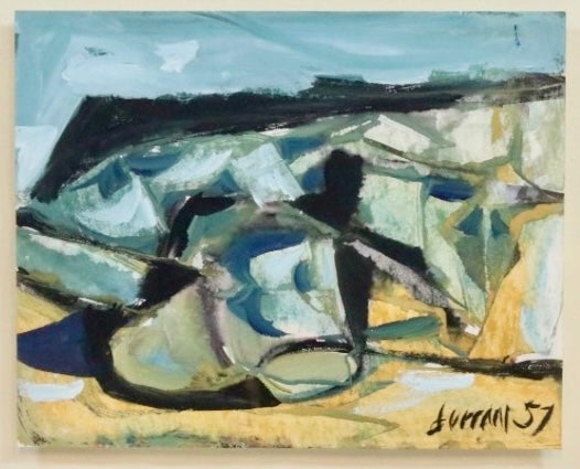 Jagged Cliffs, an Abstract Coastal Landscape, Roy Turner Durrant (1925-1998)