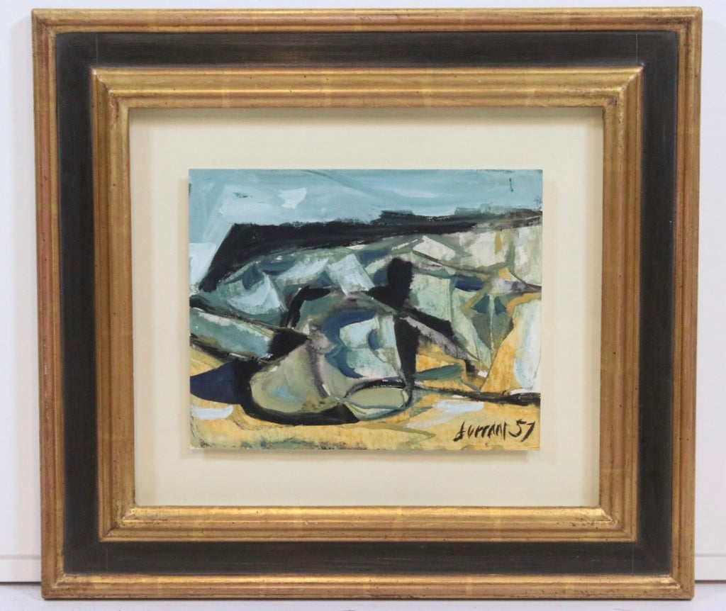 Jagged Cliffs, an Abstract Coastal Landscape, Roy Turner Durrant (1925-1998)