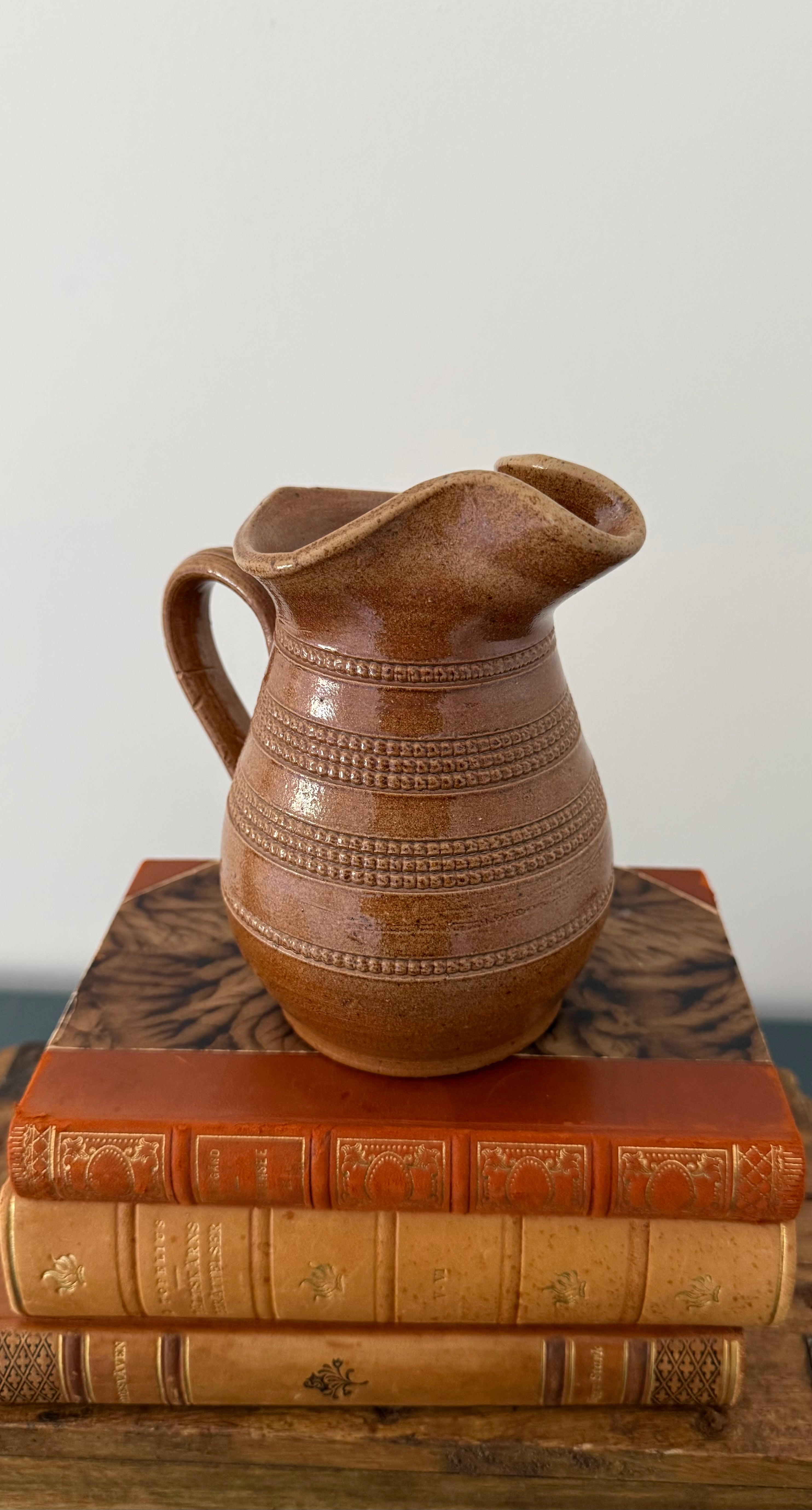 Grès de Bonny, French Vintage Salt-glazed Stoneware Jug