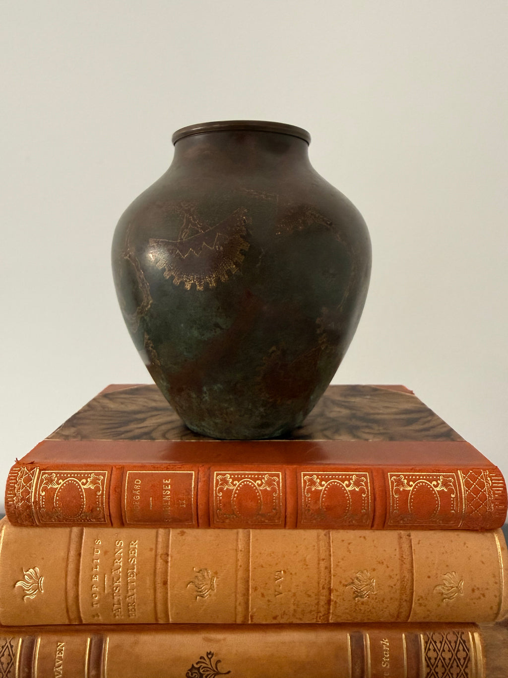 Art Deco Ikora Dinanderie Vase by Württembergische Metallwarenfabrik (WMF)