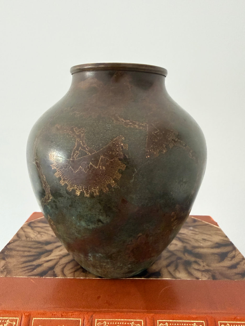 Art Deco Ikora Dinanderie Vase by Württembergische Metallwarenfabrik (WMF)